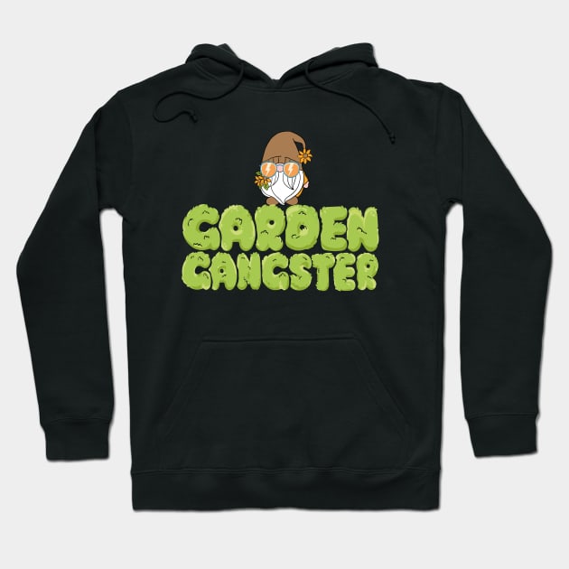 Garden Gangster Gnome Hobby Garden Hoodie by MarkusShirts